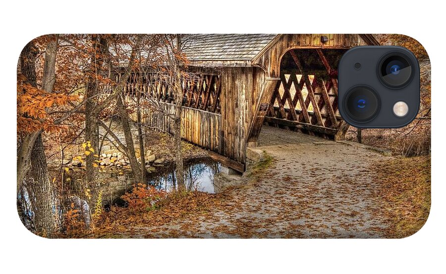 New England College Covered Bridge iPhone 13 Case featuring the photograph New England College Covered Bridge by Steve Brown