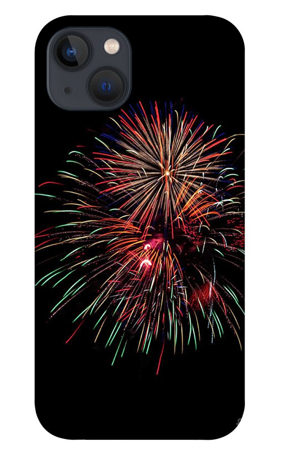 Fireworks iPhone 13 Case featuring the photograph Night Fireworks by Phillip Rubino