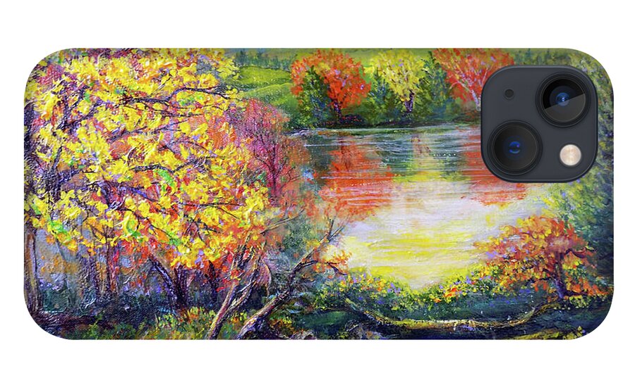 Nixon iPhone 13 Case featuring the painting Nixon's A Glorious View Of Fall by Lee Nixon