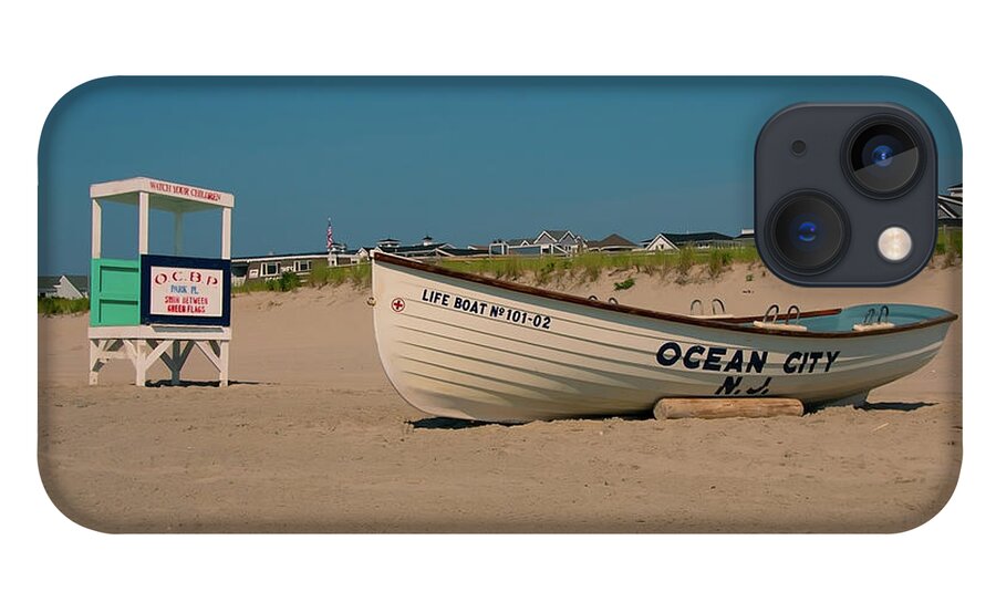 Ocean City iPhone 13 Case featuring the photograph Ocean City Park Place Beach by Kristia Adams