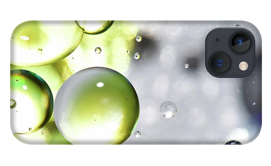 Mixing iPhone 13 Case featuring the photograph Oil Spheres by Dovate