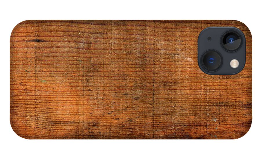 Panoramic iPhone 13 Case featuring the photograph Old Stained Board by Rdegrie