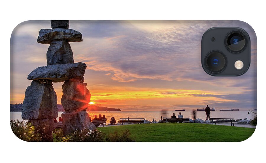 British Columbia iPhone 13 Case featuring the photograph Olympic Sunset Memories by Briand Sanderson
