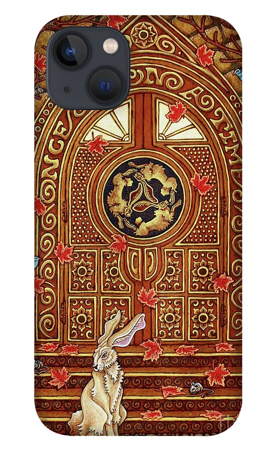 Hare iPhone 13 Case featuring the painting Once Upon A Time by Amy E Fraser