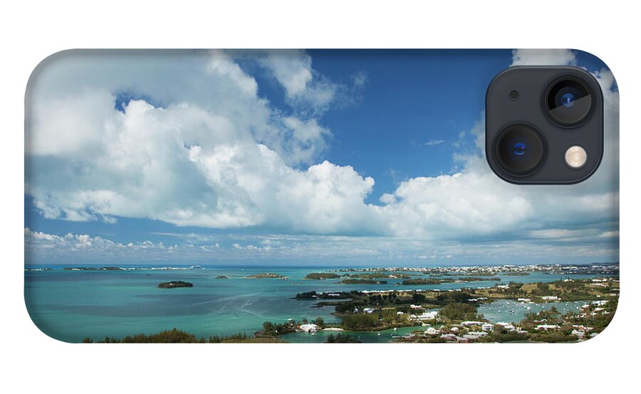 Scenics iPhone 13 Case featuring the photograph Panoramic View Of Bermuda, Towards by Elisabeth Pollaert Smith