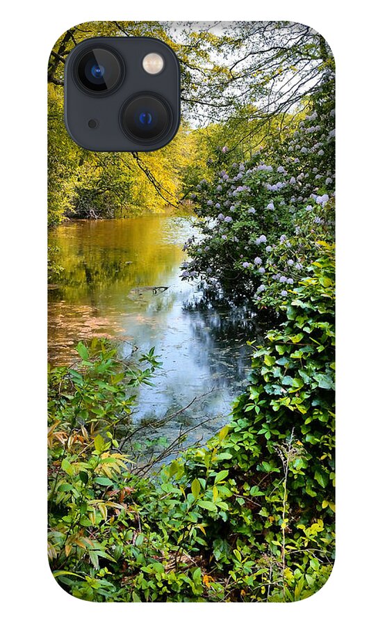 Rhododendrons iPhone 13 Case featuring the photograph Park River Rhododendrons by Stacie Siemsen