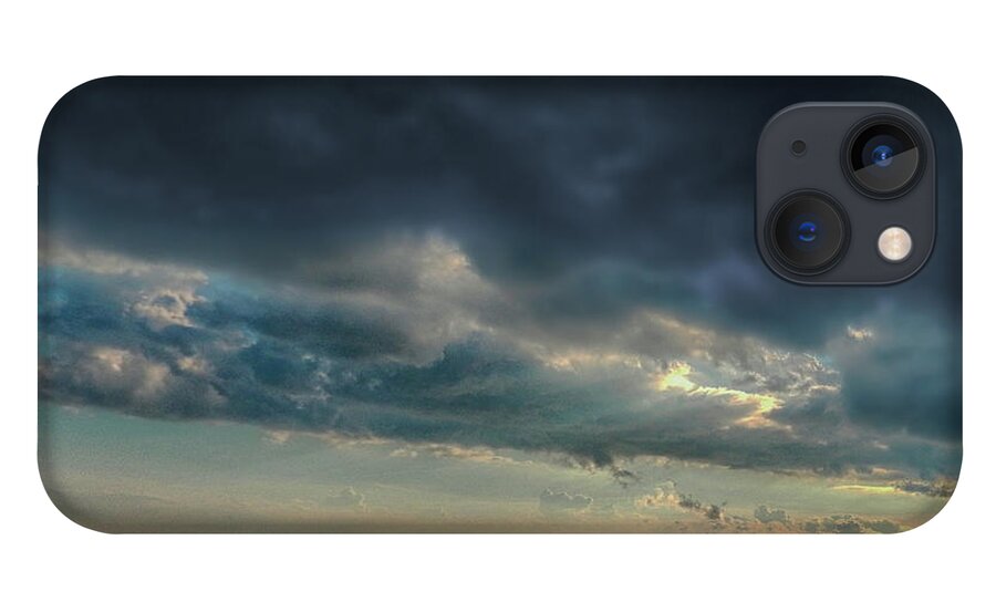 Storm iPhone 13 Case featuring the photograph Passing Storm by Michael Frank