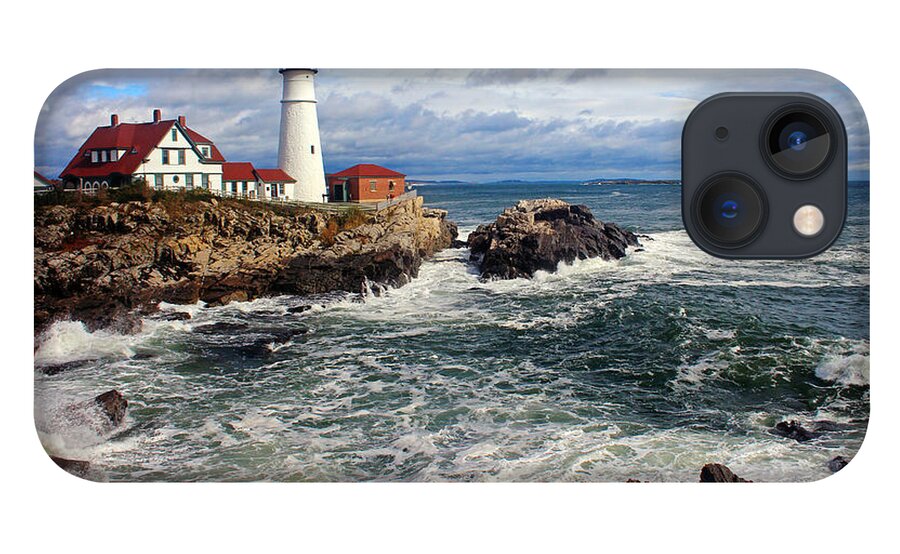 Tranquility iPhone 13 Case featuring the photograph Portland Head Lighthouse by Jeremy D'entremont, Www.lighthouse.cc