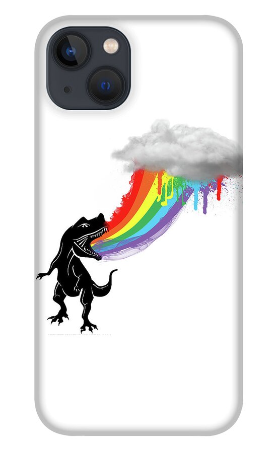 Rainbow Dinosaur iPhone 13 Case by Mark Ashkenazi - Pixels