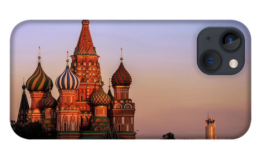 Crowd iPhone 13 Case featuring the photograph Red Square Sunset by Andrew Steele