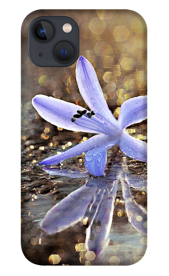 Blue iPhone 13 Case featuring the photograph Reflections of Joy by Michelle Wermuth