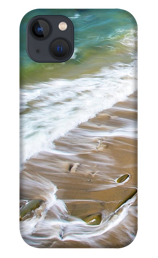 Waves iPhone 13 Case featuring the photograph Retraction 1 by Ryan Weddle