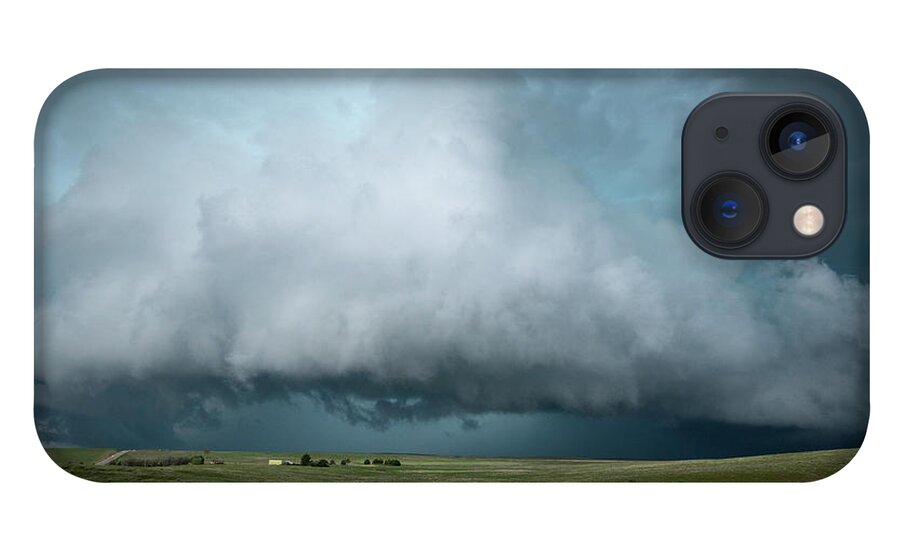Storm iPhone 13 Case featuring the photograph Rolling Storm by Wesley Aston