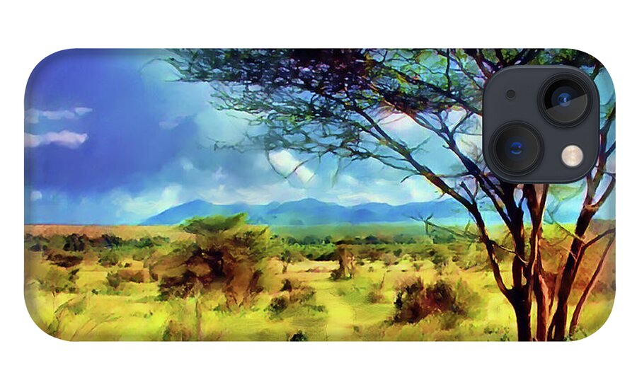 Africa iPhone 13 Case featuring the painting Safari Trail by Joel Smith