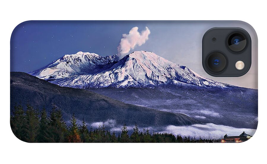Mountain iPhone 13 Case featuring the photograph Saint Helens Simmer by John Christopher