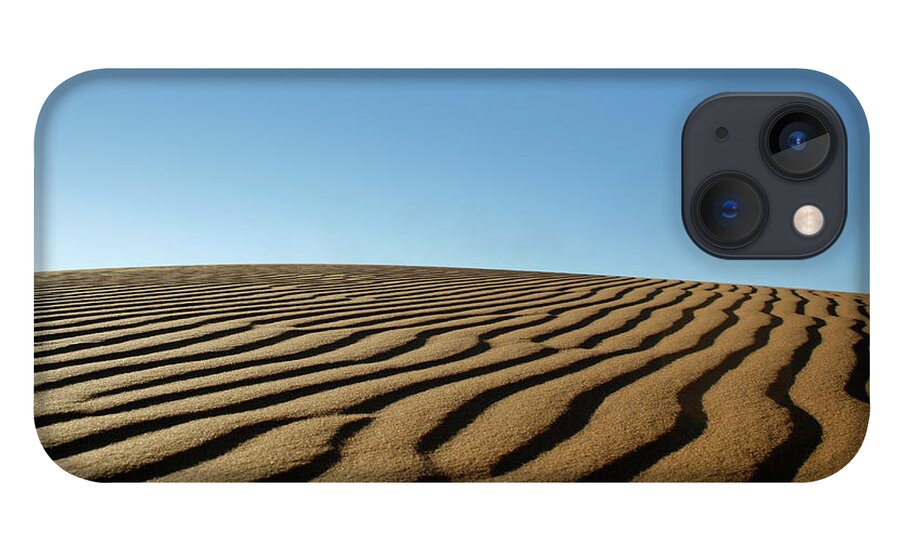 Scenics iPhone 13 Case featuring the photograph Sand Texture by Saudi Desert Photos By Tariq-m
