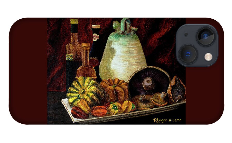 Food iPhone 13 Case featuring the painting Savor by Renee Logan