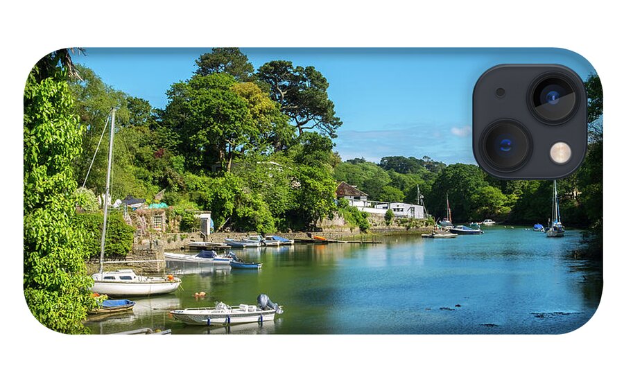 Britain iPhone 13 Case featuring the photograph Scenic Cornwall - Port Navas by Seeables Visual Arts