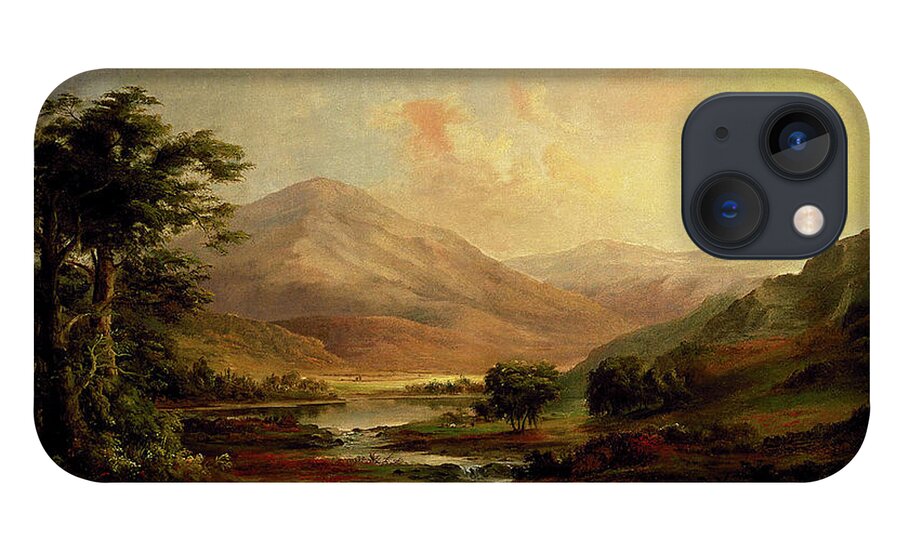 Scottish Landscape iPhone 13 Case featuring the painting Scottish Landscape by Robert Duncanson