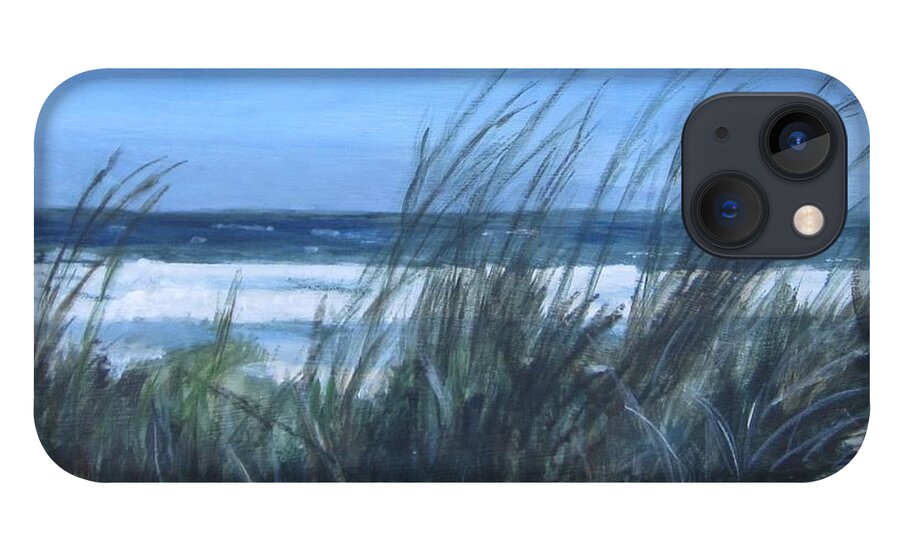 Acrylic iPhone 13 Case featuring the painting Sea Breeze by Paula Pagliughi