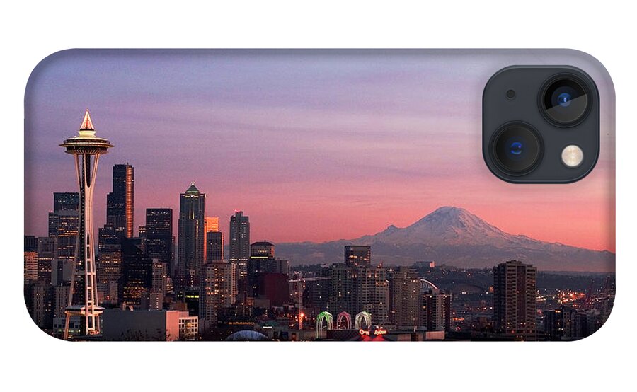 Communications Tower iPhone 13 Case featuring the photograph Seattle by Aaron Morris