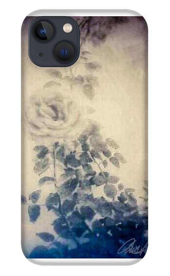 Wall Art iPhone 13 Case featuring the photograph Sepia rose by Cepiatone Fine Art Callie E Austin