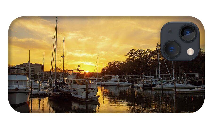 Sunset iPhone 13 Case featuring the photograph Shelter Cove Reflections by Dennis Schmidt
