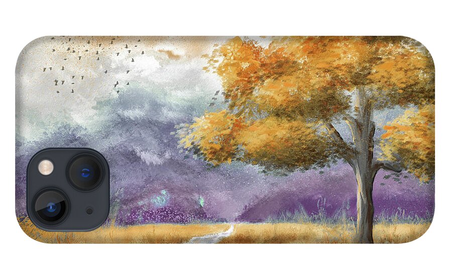 Autumn iPhone 13 Case featuring the digital art Shenandoah Autumn by Lois Bryan