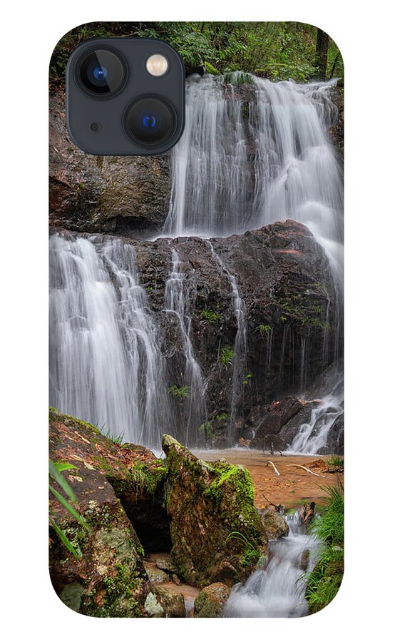 Waterfall iPhone 13 Case featuring the photograph Shu Nu Waterfall 10x8 Vertical by William Dickman