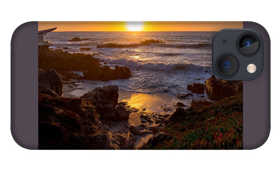 Sunset iPhone 13 Case featuring the photograph Sinking Sun by Derek Dean