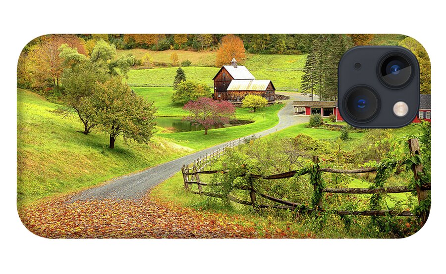 Farm iPhone 13 Case featuring the photograph Sleepy Hollow Farm in Autumn by Rod Best
