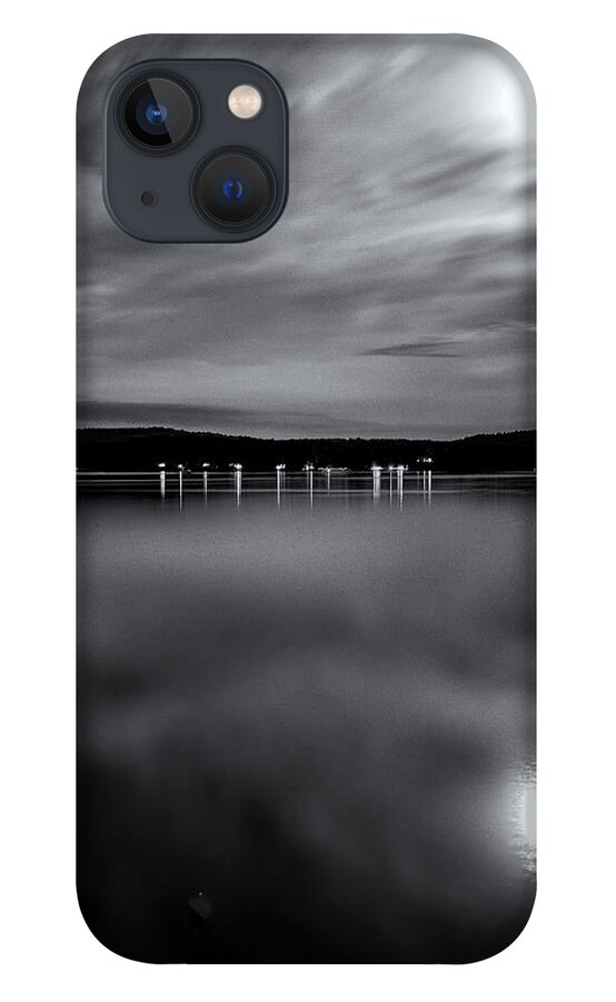 Spofford Lake New Hampshire iPhone 13 Case featuring the photograph Spofford Lake Moon by Tom Singleton