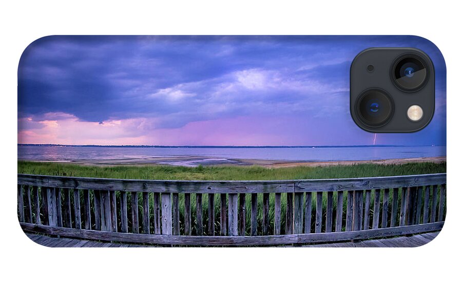 Beach iPhone 13 Case featuring the photograph Stormy Beach Sunset by Steve Stanger