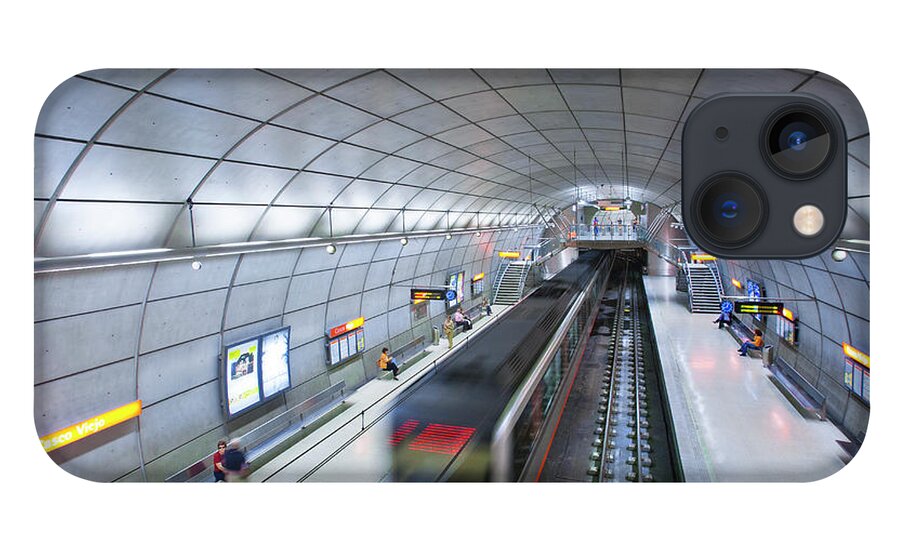 Subway iPhone 13 Case featuring the photograph Subway, Underground Of Bilbao by Gonzalo Azumendi