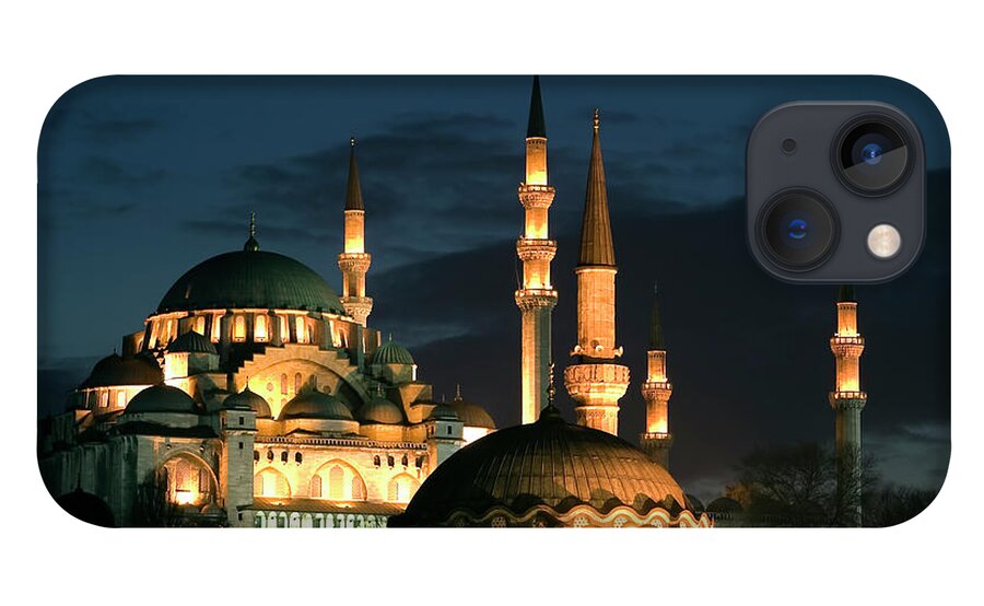 Istanbul iPhone 13 Case featuring the photograph Suleymaniye Mosque Istanbul by Lebazele