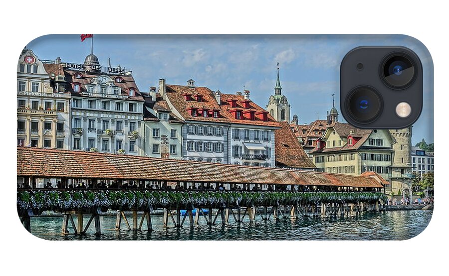 Lucerne iPhone 13 Case featuring the photograph Sunny afternoon in Lucerne by Patricia Caron