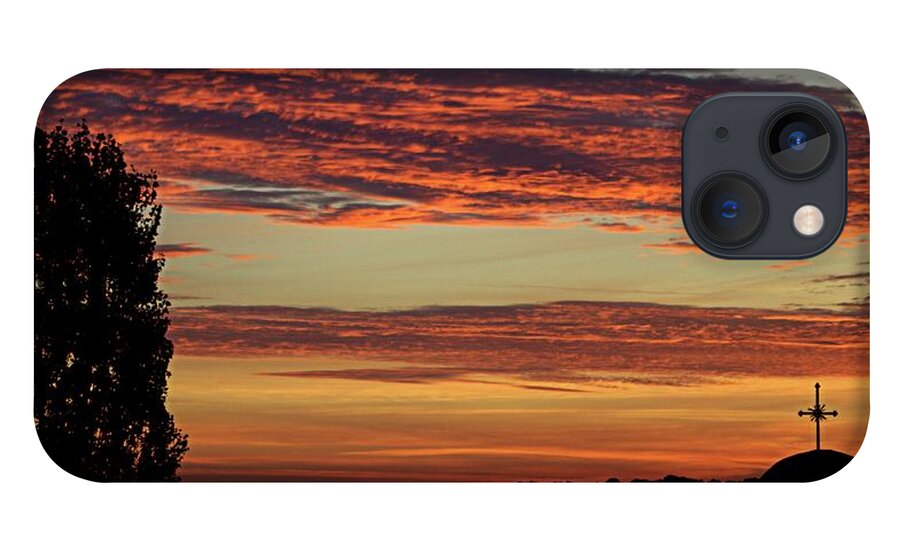 Sunrise iPhone 13 Case featuring the photograph Sunrise in Stambolovo by Martin Smith
