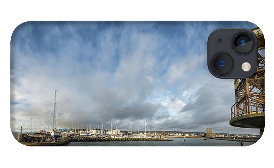 Carrickfergus iPhone 13 Case featuring the photograph Carrickfergus Harbour 2 by Nigel R Bell