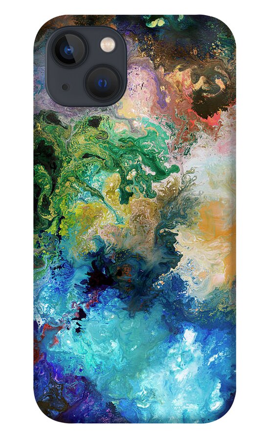 Biology iPhone 13 Case featuring the painting The Great Diversity by Sally Trace