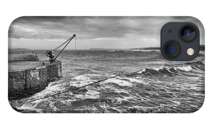 Salmon iPhone 13 Case featuring the photograph The Salmon Fisheries, Portrush by Nigel R Bell