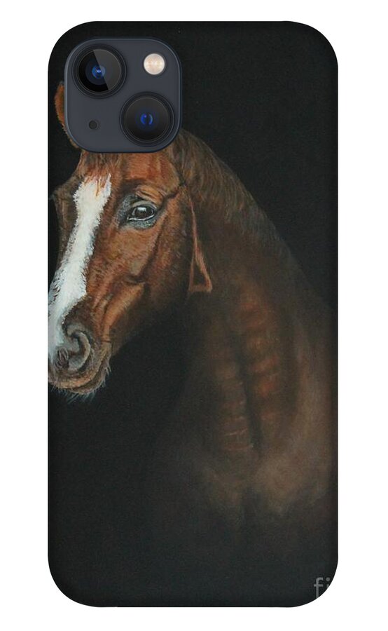 Horse iPhone 13 Case featuring the painting The Stallion by Bob Williams