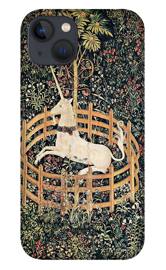 The Unicorn In Captivity iPhone 13 Case featuring the photograph The Unicorn In Captivity by Metropolitan Museum Of Art/science Photo Library