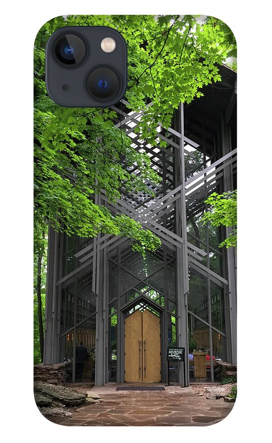 Chapel iPhone 13 Case featuring the photograph Thorncrown Chapel by Mary Anne Delgado