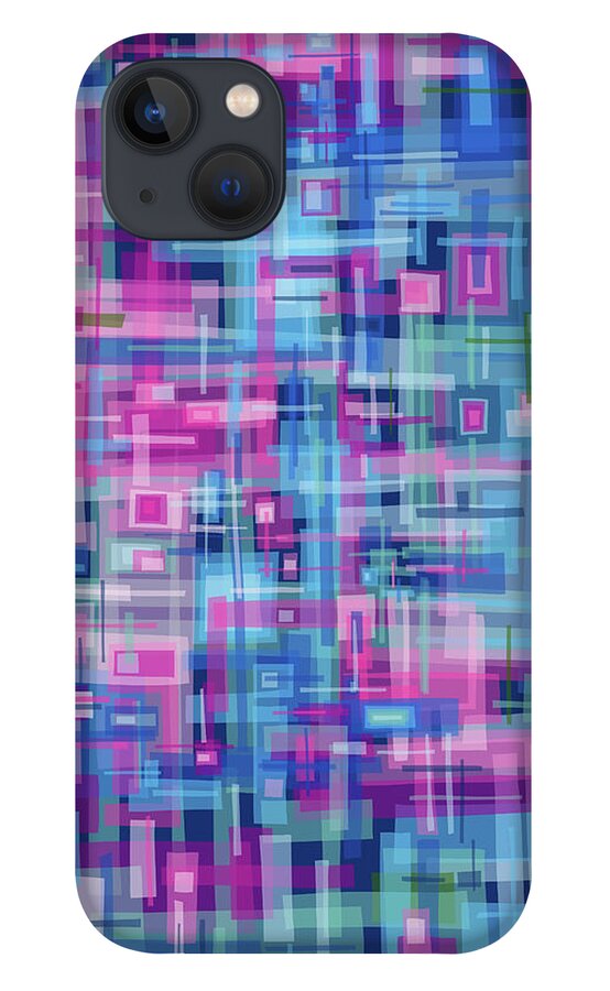 Nonobjective iPhone 13 Case featuring the digital art Thought Patterns #4 by James Fryer