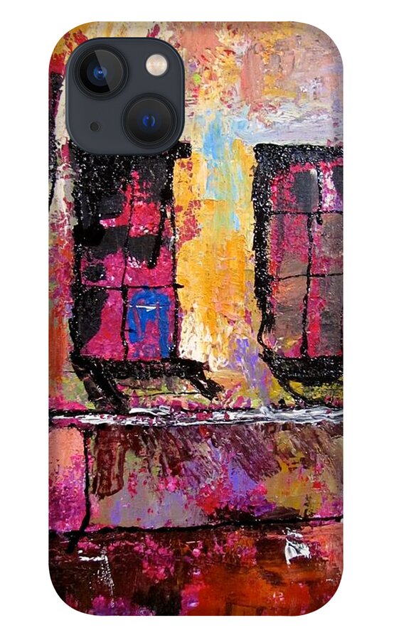 Old Building iPhone 13 Case featuring the painting Time 1 by Barbara O'Toole