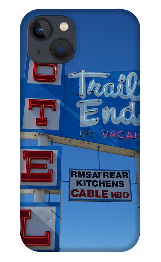 Trails iPhone 13 Case featuring the photograph Trail's End Motel by Matthew Bamberg