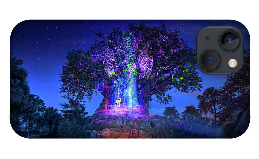 Tree Of Life iPhone 13 Case featuring the photograph Tree of Life at Animal Kingdom by Mark Andrew Thomas