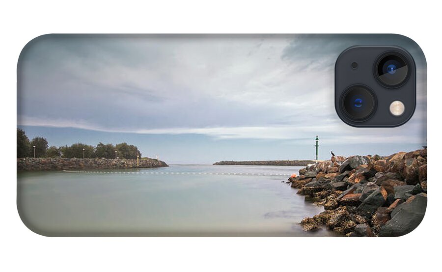 Tuncurry Rock Pool iPhone 13 Case featuring the digital art Tuncurry rock pool 372 by Kevin Chippindall