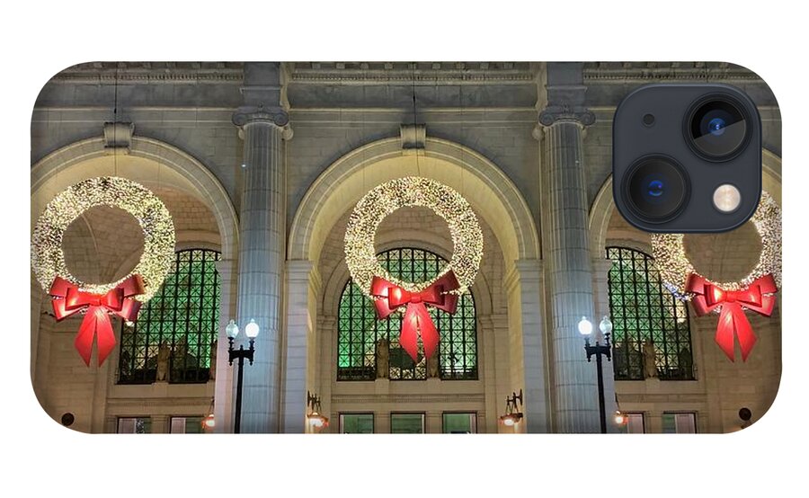 Union Station iPhone 13 Case featuring the photograph Union Station Holiday by Lora J Wilson