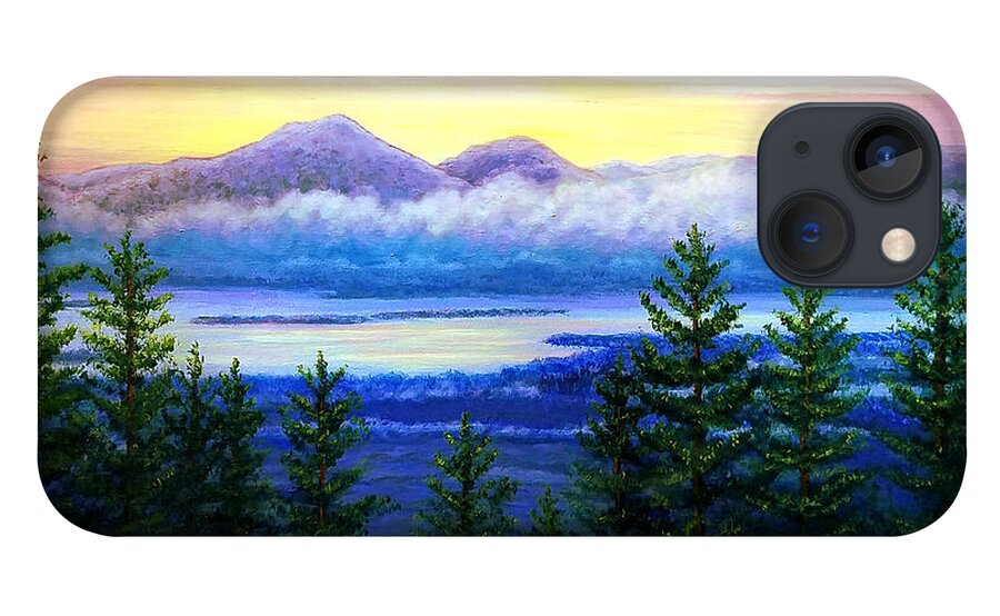 View iPhone 13 Case featuring the painting View from the Loft by Sarah Irland